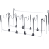 Hardware Resources Press-In Pots and Pans Organizer for Peg Board System Polished Chrome