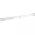 Hardware Resources Closet System 29" Wide Wire Shoe Fence Rack Organizer for Shelving Polished Chrome