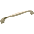 Hickory Hardware Pack of 5 - Twist 6-5/16" Center to Center Cabinet Handle / Drawer Pull Elusive Golden Nickel