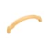 Hickory Hardware Veranda 3-3/4 Inch Center to Center Arch Cabinet Pull Brushed Golden Brass