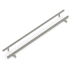 Hickory Hardware Bar Pulls 16-3/8 Inch Center to Center Smooth Round Bar Cabinet Handle / Drawer Bar Pull Stainless Steel