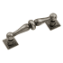Hickory Hardware Somerset 3 Inch Center to Center Vintage Farmhouse Cabinet Handle / Drawer Pull Black Nickel Vibed