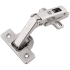 Hickory Hardware Pack of 10 Pairs - Bifold Concealed Euro Cabinet Door Hinge with 70 Degree Opening Angle and Self Close Function Polished Nickel