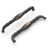 Hickory Hardware Williamsburg 12" Center to Center Vintage Rustic Farmhouse Appliance Handle / Appliance Pull Oil-Rubbed Bronze