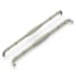 Hickory Hardware Williamsburg Pack of (5) 24" Center to Center Classic Vintage Farmhouse Large Cabinet Handles / Drawer Pulls Stainless Steel
