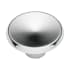 Hickory Hardware Metropolis 1-1/2 Inch Round Concave Top Cabinet Knob / Drawer Knob with Mounting Hardware Polished Chrome