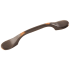 Hickory Hardware Pack of 10 - Conquest 3" Center to Center Traditional Arched Cabinet Handles / Drawer Pulls Oil-Rubbed Bronze Highlighted