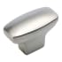 Hickory Hardware Eclipse 1-1/2 Inch Rectangular Cabinet Knob Stainless Steel