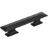 Hickory Hardware Pack of 10 - Bungalow 3" Center to Center Rectangular Pyramid Cabinet Bar Handles / Drawer Bar Pulls Matte Black