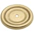 Hickory Hardware Manor House Pack of (25) 1-7/8 Inch Cabinet Knob Backplate Lancaster Hand Polished