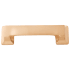 Hickory Hardware Studio Pack of (10) 3 and 3-3/4 Inch Dual Center to Center Cup Cabinet Pull Brushed Golden Brass
