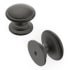 Hickory Hardware Williamsburg 1-1/4" Rustic Vintage Mushroom Cabinet Knob Vintage Bronze