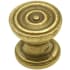 Hickory Hardware Manor House Pack of (25) 1/2 Inch Mushroom Cabinet Knob Lancaster Hand Polished