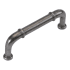 Hickory Hardware Cottage 3" Center to Center Vintage Country Rustic Cabinet Handle / Drawer Pull Black Nickel Vibed
