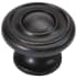 Hickory Hardware Pack of 10 - Cottage 1-1/2" Country Farmhouse Round Mushroom Cabinet Knobs / Drawer Knobs Vintage Bronze