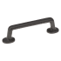 Hickory Hardware Carbonite 4 Inch Center to Center Rustic Industrial Cabinet Handle / Drawer Pull Black Iron