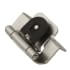 Hickory Hardware 1/2 Inch Overlay Wrap Around Cabinet Door Hinge with Self Close Function and Single Demountability (Package of 2) Satin Nickel