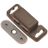 Hickory Hardware Pack of (25) - 1-1/2" Center to Center Magnetic Cabinet Catch Statuary Bronze