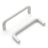 Hickory Hardware Contemporary 3-3/4" Center To Center Wire Style Cabinet Handle / Drawer Pull White