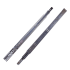 Hickory Hardware (5) Pairs - 24" Full Extension Side Mount Ball Bearing Soft Close Drawer Slides with 100 Pound Weight Capacity Cadmium