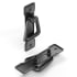 Hickory Hardware Old Mission Pack of (25) 1-1/4" Center to Center Rustic Knocker Style Drop Ring Cabinet Pulls Black Mist Antique