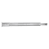 Hickory Hardware Single 1029 Series 20 Inch 3/4 Extension Center Mount Ball Bearing Drawer Slide with 35 Lbs. Weight Capacity Cadmium