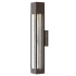 Hinkley Lighting Vapor 1 Light 21" Tall LED Outdoor Wall Sconce with Crackle Glass Bronze