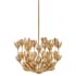 Hinkley Lighting Flora 3 Light 20" Wide Lisa McDennon Convertible Pendant / Semi-flush Ceiling Light with Handmade Blooms Burnished Gold