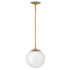 Pendant with Canopy - WH