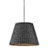 Hinkley Lighting Seabrook 24" Wide Pendant with Woven Seagrass Shade Black