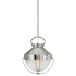 Hinkley Lighting Crew 1 Light 16" Wide Pendant with Holophane Glass Polished Nickel
