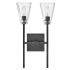 Hinkley Lighting Auden 2 Light 18" Tall Wall Sconce Black Oxide