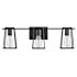 Hinkley Lighting Filmore 3 Light 24" Wide Bathroom Vanity Light Black