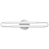 Hinkley Lighting Eos 2 Light 25" Wide LED Bath Bar with Etched Opal Glass Tubes Chrome