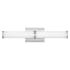Hinkley Lighting Simi 23" Wide Integrated LED ADA Bath Bar with Etched White Glass Chrome
