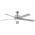 Hinkley Lighting Tier 54" 5 Blade Smart LED Indoor / Outdoor Ceiling Fan with HIRO Control Brushed Nickel