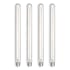 Hinkley Lighting LumiGlo Bulb Pack of (4) 11" Long 4 Watt Clear Medium (E26) LED Bulbs - 320 Lumens, 2400K, and 90 CRI N/A