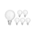 Hinkley Lighting LumiGlo Bulb Pack of (6) 2 Watt White G16 LED Candelabra (E12) Base Bulbs - 220 Lumens, 2700K, and 90 CRI N/A