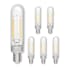 Hinkley Lighting LumiGlo Bulb Pack of (6) 3.5" Long 2 Watt Clear Candelabra (E12) Base T6 LED Bulbs - 150 Lumens, 2400K, and 90 CRI N/A