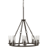 Hinkley Lighting Dakota 8 Light Chandelier with Seedy Glass Shades Oil Rubbed Bronze