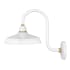 Hinkley Lighting Foundry 1 Light 17" Tall Outdoor Wall Sconce Gloss White / Brass