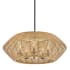 Hinkley Lighting Luca 5 Light 28" Wide Lisa McDennon Open Air Outdoor Chandelier with Woven Shade Black / Camel