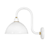 Hinkley Lighting Foundry Single Light 17" Tall Outdoor Wall Sconce Gloss White / Brass