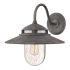 Hinkley Lighting 1 Light Outdoor Wall Sconce From the Atwell Collection Aged Zinc