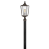 Hinkley Lighting Jaymes 1 Light 22.75" Tall Post Light with Clear Glass Oil Rubbed Bronze