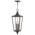 Hinkley Lighting Jaymes 3 Light 9-1/4" Wide Outdoor Pendant Oil Rubbed Bronze