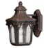 Hinkley Lighting 10" Height 1 Light Lantern Outdoor Wall Sconce from the Trafalgar Collection Mocha