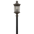 Hinkley Lighting Raley 12v 14w 4 Light 26" Tall Single Head Post Light with LED Bulbs Included Oil Rubbed Bronze