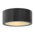 Hinkley Lighting Luna 8" Wide Integrated LED Outdoor Flush Mount Ceiling Fixture Satin Black