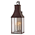 Hinkley Lighting Beacon Hill 5 Light 38" Tall Outdoor Wall Sconce Blackened Copper